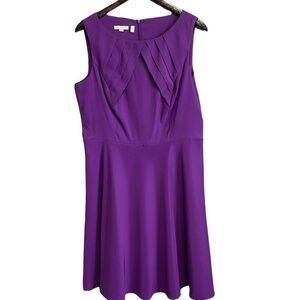 Signature Darby Dress Size 14 Purple A-Line